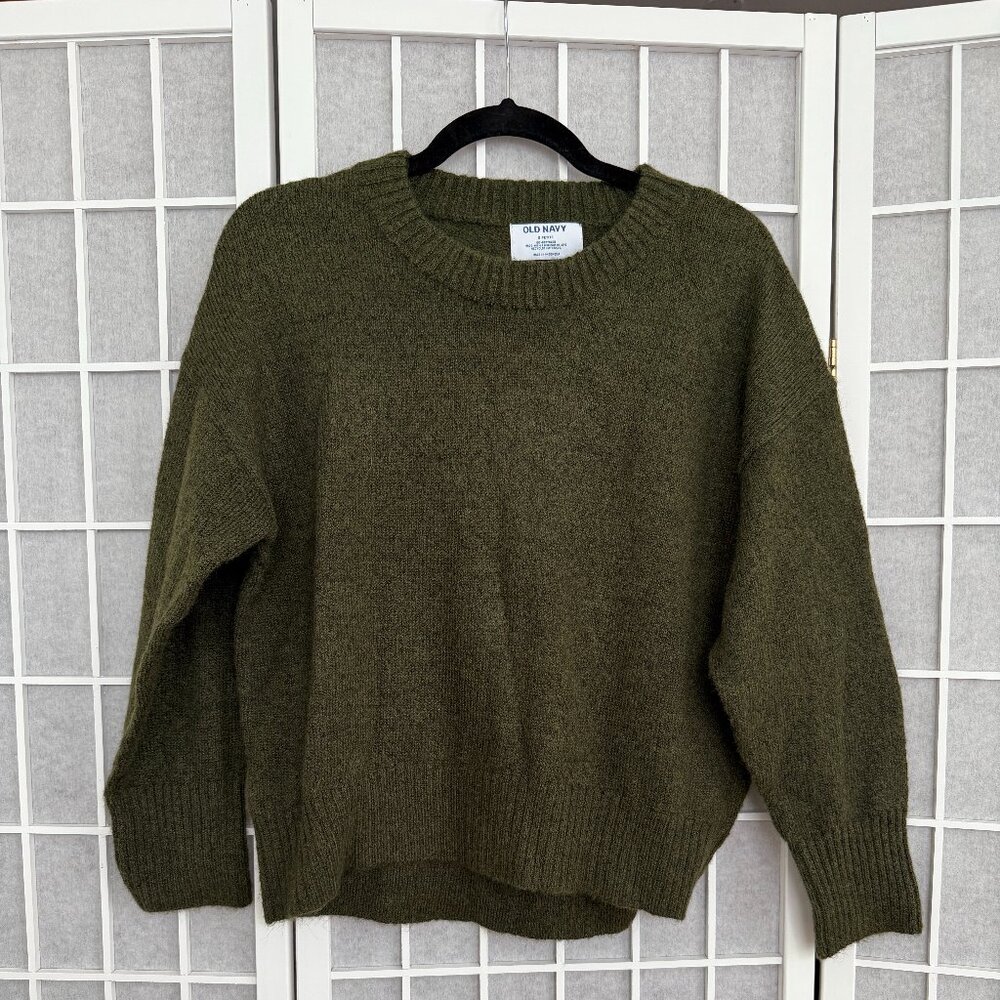 Old Navy Womens Green Cozy Sweater - Size SP